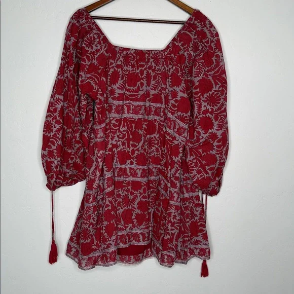 Cleobella Hattie Mini Dress Floral Cotton Multicolor Size M NWT - Picture 7 of 7